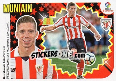 Sticker Muniain (13) - Liga Spagnola 2018-2019 n. 86 - Colecciones ESTE