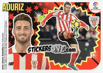 Sticker Aduriz (16A) - Liga Spagnola 2018-2019 n. 89 - Colecciones ESTE