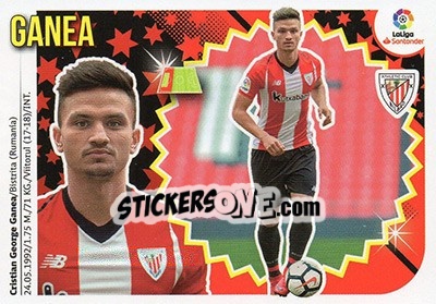 Sticker Ganea (7BIS) - Liga Spagnola 2018-2019 n. 91 - Colecciones ESTE