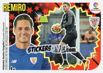 Sticker Remiro (1BIS) - Liga Spagnola 2018-2019 - Colecciones ESTE