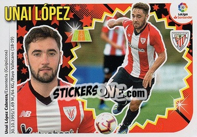 Sticker Unai López (10BIS) - Liga Spagnola 2018-2019 - Colecciones ESTE