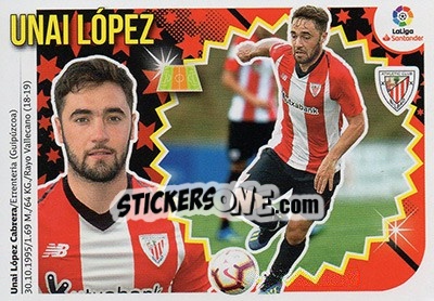 Cromo Unai López (10BIS) - Liga Spagnola 2018-2019 n. 93 - Colecciones ESTE