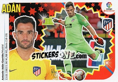 Sticker Adán (2BIS) - Liga Spagnola 2018-2019 n. 119 - Colecciones ESTE