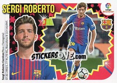 Sticker Sergi Roberto (3) - Liga Spagnola 2018-2019 n. 133 - Colecciones ESTE