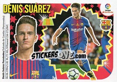 Sticker Denis Suárez (11) - Liga Spagnola 2018-2019 - Colecciones ESTE