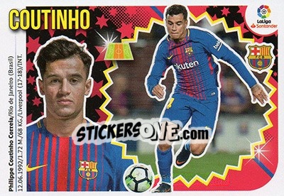 Cromo Coutinho (13) - Liga Spagnola 2018-2019 - Colecciones ESTE