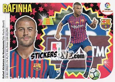 Sticker Rafinha (11BIS) - Liga Spagnola 2018-2019 n. 151 - Colecciones ESTE