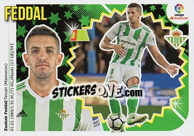 Sticker Feddal (4) - Liga Spagnola 2018-2019 n. 164 - Colecciones ESTE