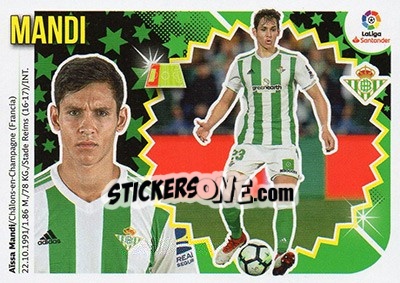 Sticker Mandi (5) - Liga Spagnola 2018-2019 n. 165 - Colecciones ESTE