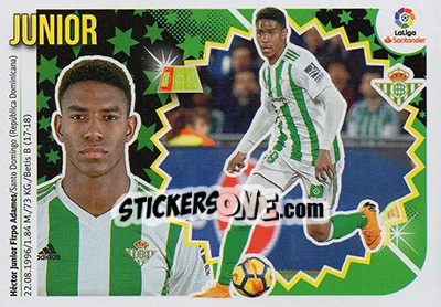 Sticker Junior (7A) - Liga Spagnola 2018-2019 n. 167 - Colecciones ESTE