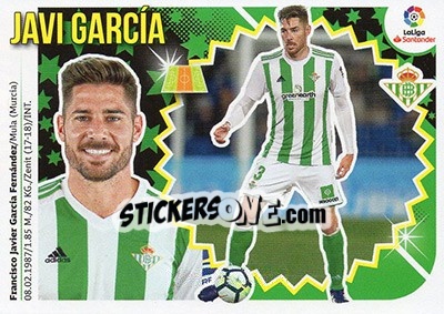 Sticker Javi García (8A) - Liga Spagnola 2018-2019 - Colecciones ESTE