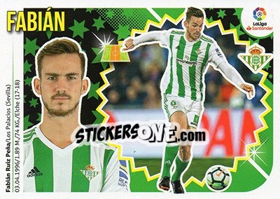 Sticker Fabián (12) - Liga Spagnola 2018-2019 - Colecciones ESTE