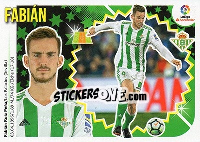 Sticker Fabián (12) - Liga Spagnola 2018-2019 n. 175 - Colecciones ESTE