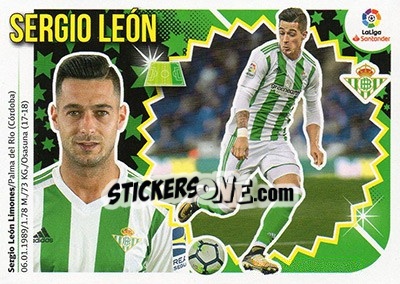 Sticker Sergio León (15A) - Liga Spagnola 2018-2019 - Colecciones ESTE