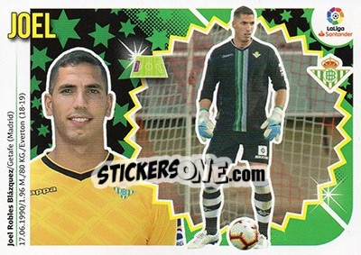 Sticker Joel Robles (2BIS) - Liga Spagnola 2018-2019 n. 181 - Colecciones ESTE