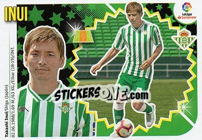 Sticker Inui (12BIS) - Liga Spagnola 2018-2019 n. 182 - Colecciones ESTE