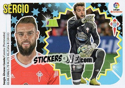 Sticker Sergio (1) - Liga Spagnola 2018-2019 n. 191 - Colecciones ESTE