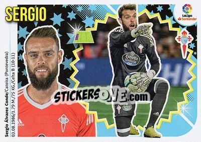 Figurina Sergio (1) - Liga Spagnola 2018-2019 - Colecciones ESTE