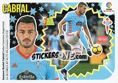 Sticker Cabral (4A) - Liga Spagnola 2018-2019 n. 194 - Colecciones ESTE