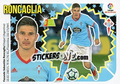 Sticker Roncaglia (6) - Liga Spagnola 2018-2019 n. 197 - Colecciones ESTE