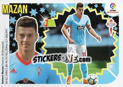 Sticker Mazan (7B) - Liga Spagnola 2018-2019 n. 199 - Colecciones ESTE