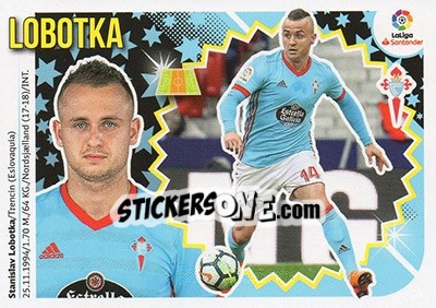 Sticker Lobotka (8) - Liga Spagnola 2018-2019 n. 200 - Colecciones ESTE