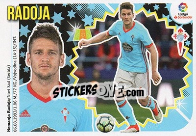 Sticker Radoja (9) - Liga Spagnola 2018-2019 n. 201 - Colecciones ESTE