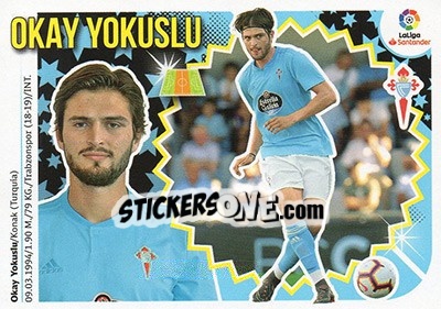 Sticker Okay Yokuslu (10) - Liga Spagnola 2018-2019 n. 202 - Colecciones ESTE