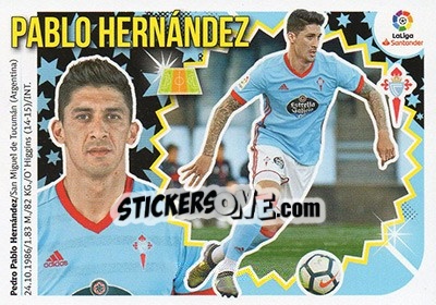 Figurina Pablo Hernández (11) - Liga Spagnola 2018-2019 - Colecciones ESTE