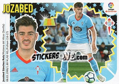 Sticker Jozabed (12A) - Liga Spagnola 2018-2019 n. 204 - Colecciones ESTE