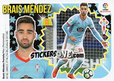 Sticker Brais Méndez (12B) - Liga Spagnola 2018-2019 - Colecciones ESTE