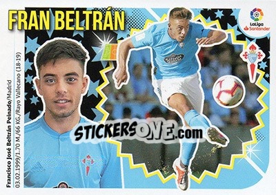 Sticker Fran Beltrán (11BIS) - Liga Spagnola 2018-2019 n. 211 - Colecciones ESTE