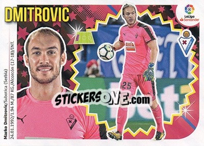 Sticker Dmitrovic (1) - Liga Spagnola 2018-2019 - Colecciones ESTE