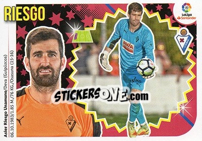 Sticker Riesgo (2) - Liga Spagnola 2018-2019 n. 222 - Colecciones ESTE