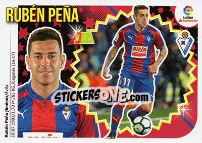 Sticker Rubén Peña (3) - Liga Spagnola 2018-2019 n. 223 - Colecciones ESTE