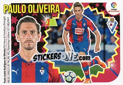 Sticker Paulo Oliveira (6) - Liga Spagnola 2018-2019 n. 226 - Colecciones ESTE
