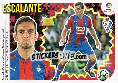 Sticker Escalante (8A) - Liga Spagnola 2018-2019 n. 228 - Colecciones ESTE
