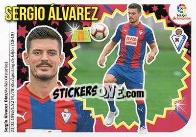 Sticker Sergio Álvarez (8B) - Liga Spagnola 2018-2019 - Colecciones ESTE