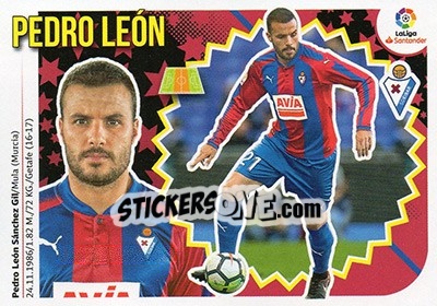 Sticker Pedro León (11) - Liga Spagnola 2018-2019 n. 232 - Colecciones ESTE