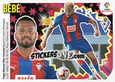 Sticker Bebé (12B) - Liga Spagnola 2018-2019 n. 234 - Colecciones ESTE