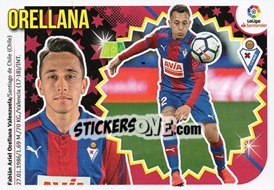 Sticker Orellana (13) - Liga Spagnola 2018-2019 n. 235 - Colecciones ESTE