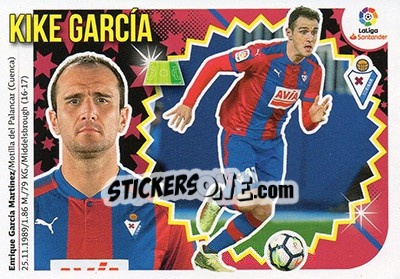 Sticker Kike García (16) - Liga Spagnola 2018-2019 n. 238 - Colecciones ESTE