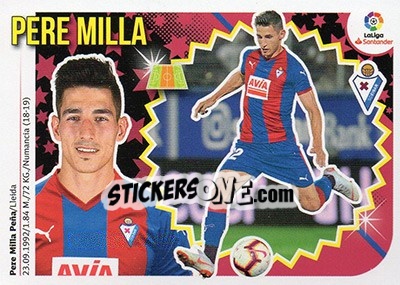 Sticker Pere Milla (12BIS) - Liga Spagnola 2018-2019 n. 240 - Colecciones ESTE