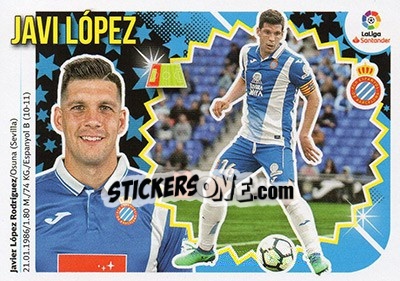 Sticker Javi López (3) - Liga Spagnola 2018-2019 n. 253 - Colecciones ESTE