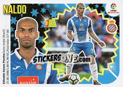 Figurina Naldo (5) - Liga Spagnola 2018-2019 n. 255 - Colecciones ESTE