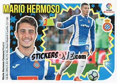Sticker Mario Hermoso (6) - Liga Spagnola 2018-2019 - Colecciones ESTE