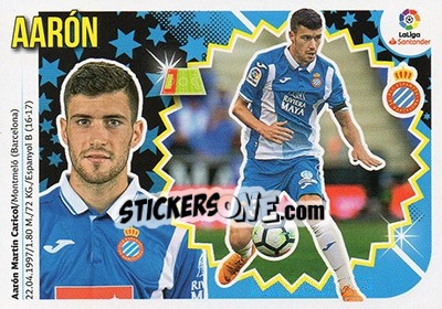 Sticker Aarón (7A) - Liga Spagnola 2018-2019 - Colecciones ESTE