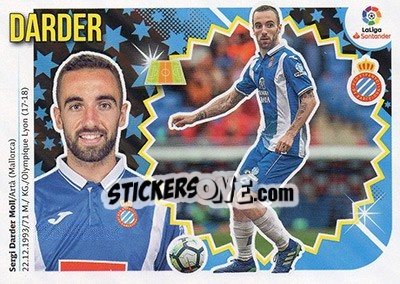 Sticker Darder (10) - Liga Spagnola 2018-2019 - Colecciones ESTE