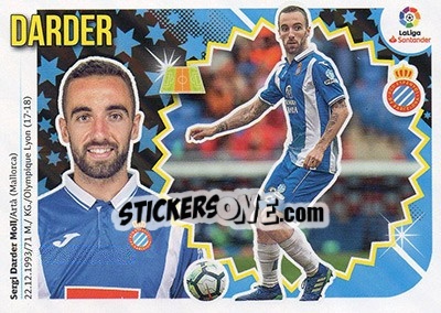 Sticker Darder (10) - Liga Spagnola 2018-2019 n. 261 - Colecciones ESTE