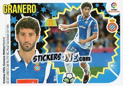 Sticker Granero (11) - Liga Spagnola 2018-2019 - Colecciones ESTE